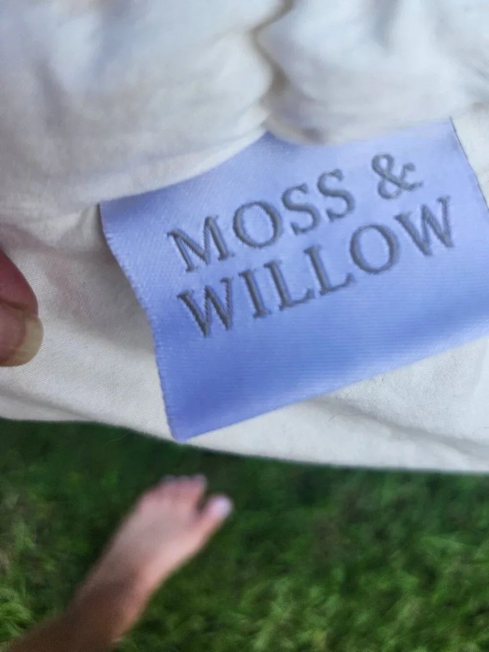 Moss & Willow full/queen  size mini marshmellow comforter off white  78